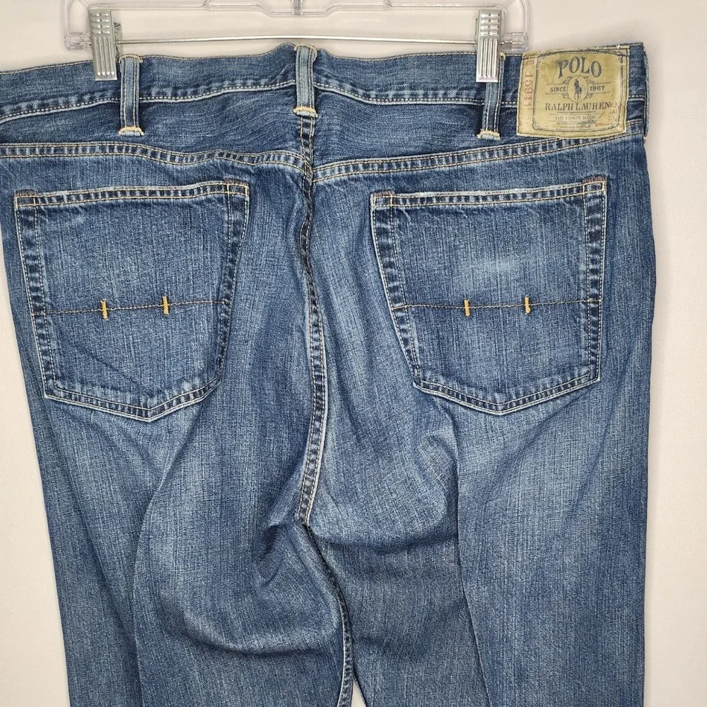 Vintage Polo Ralph Lauren Men's Blue Jeans Classic Fit 867 38x34  Rare‎